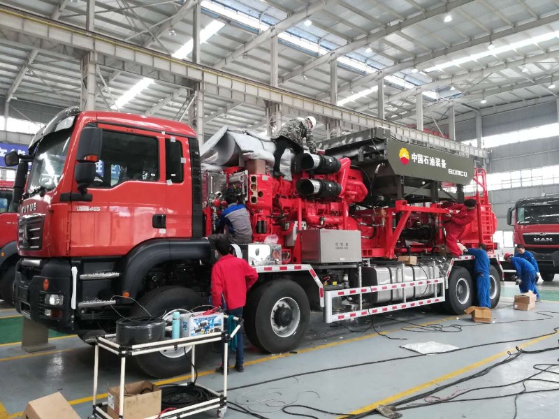 Truck-mounted Mechanical Drilling Rig Engine 