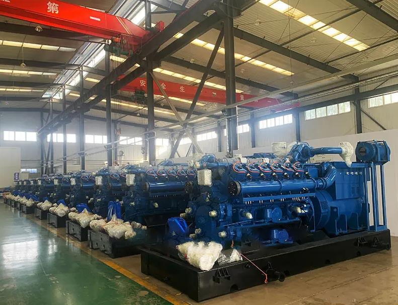 8 sets of 600 kW containerized natural gas generating sets were successfully delivered