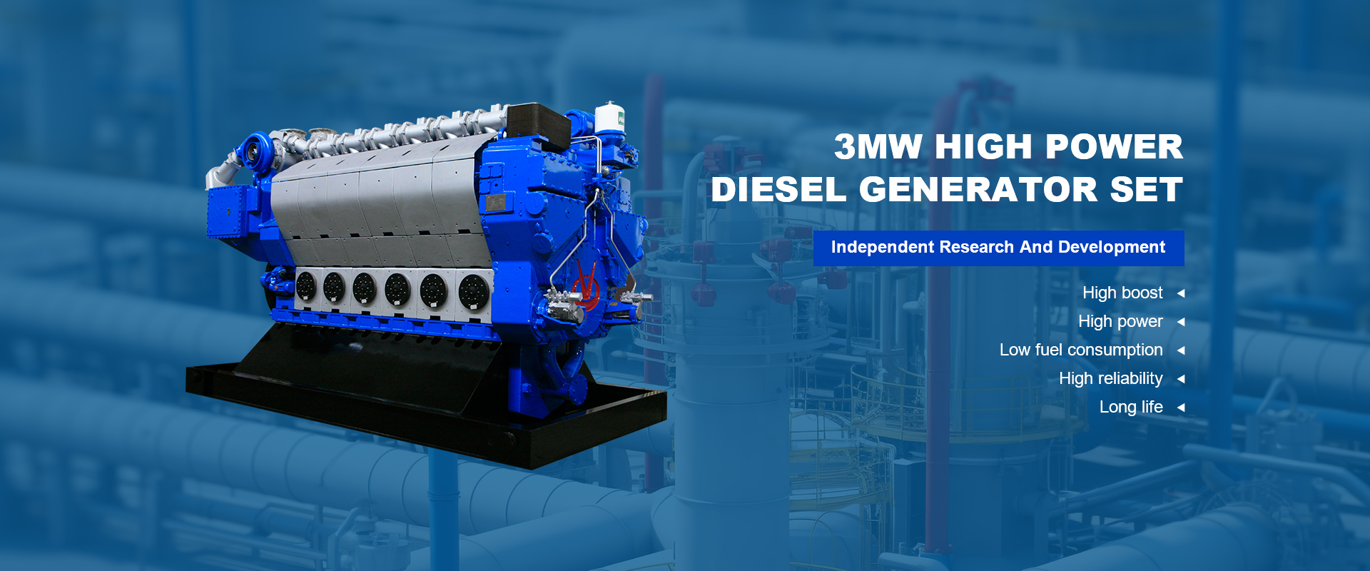 High power Gas Generator Set